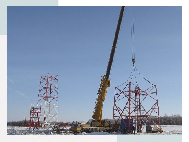 Монтаж вышек связи в Черногорске