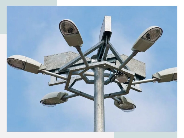 Монтаж осветительных мачт в Черногорске