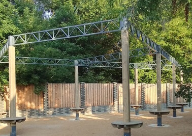 Терраса из металлоконструкций под ключ, проектирование, изготовление и монтаж от СтальСтрой-Чрн